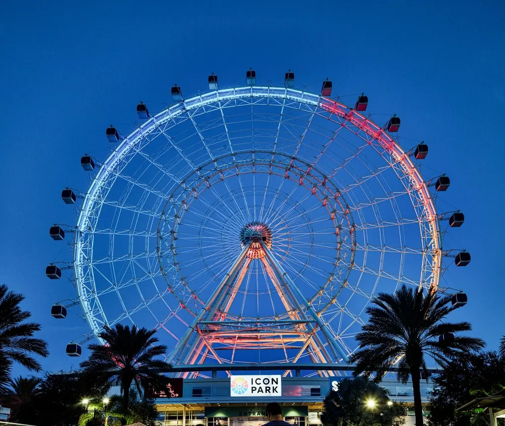The observation wheel in Orlando, Florida